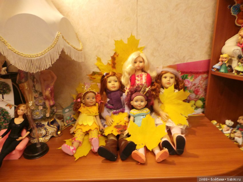 Девочка Октябрь, рыжая Лаурин, кукла Kidz'n'Cats