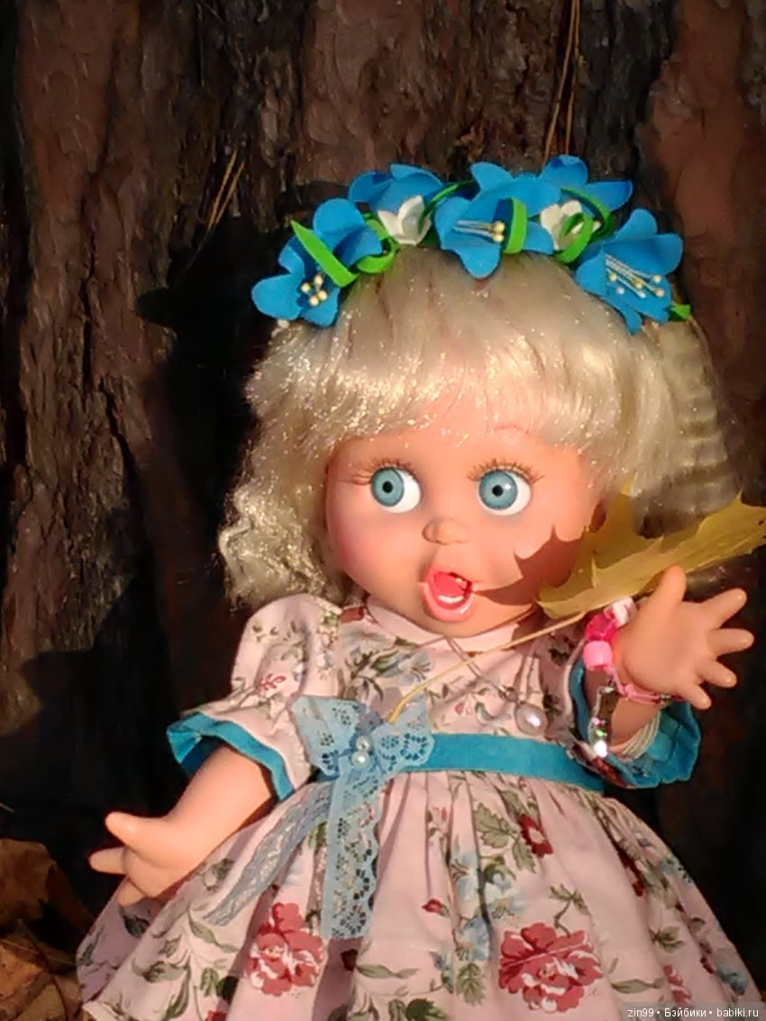 Золотая Осень в парке — Куклы Galoob Baby Face (Фейсинки): винтаж 90 (фото 5)