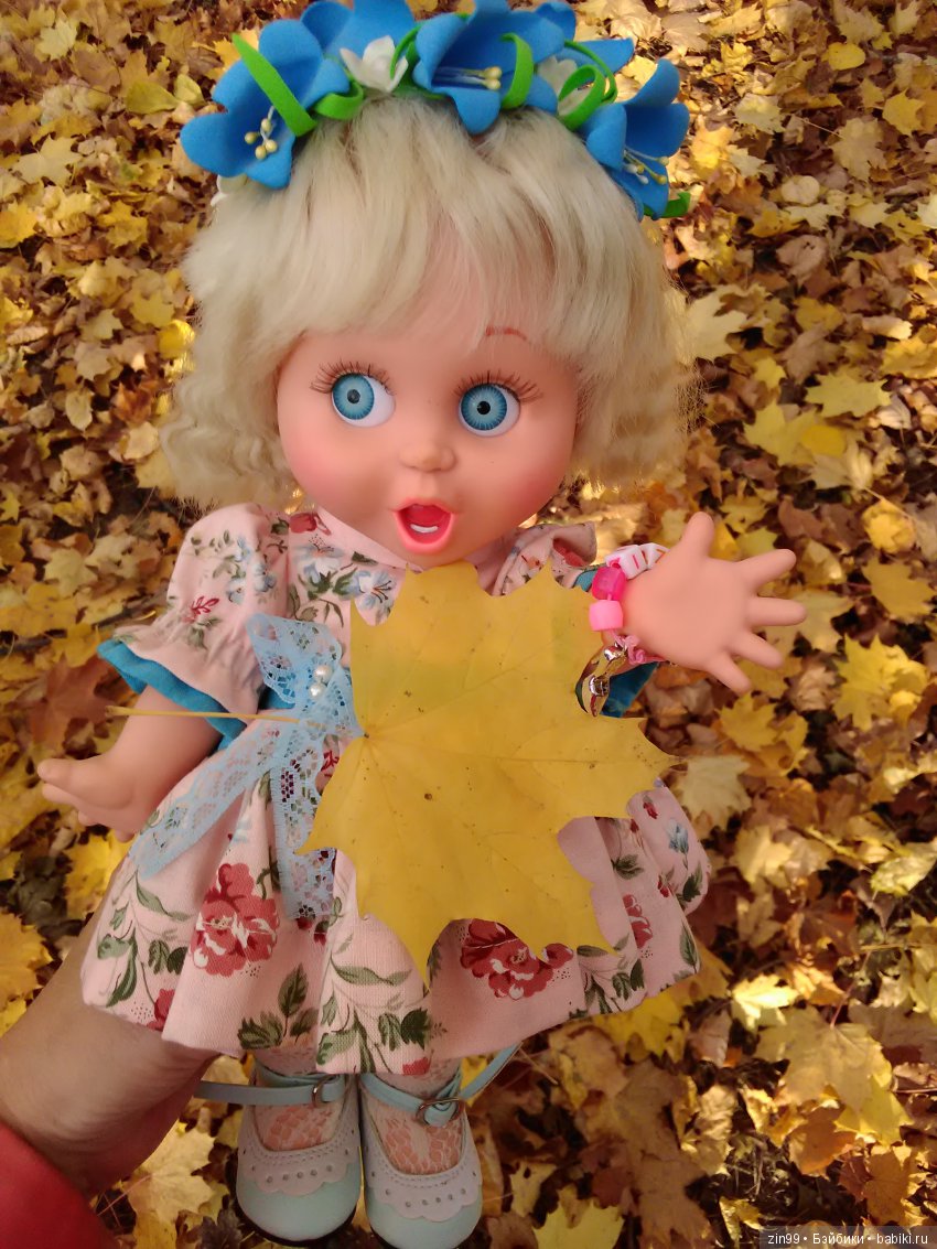 Золотая Осень в парке — Куклы Galoob Baby Face (Фейсинки): винтаж 90 (фото 7)