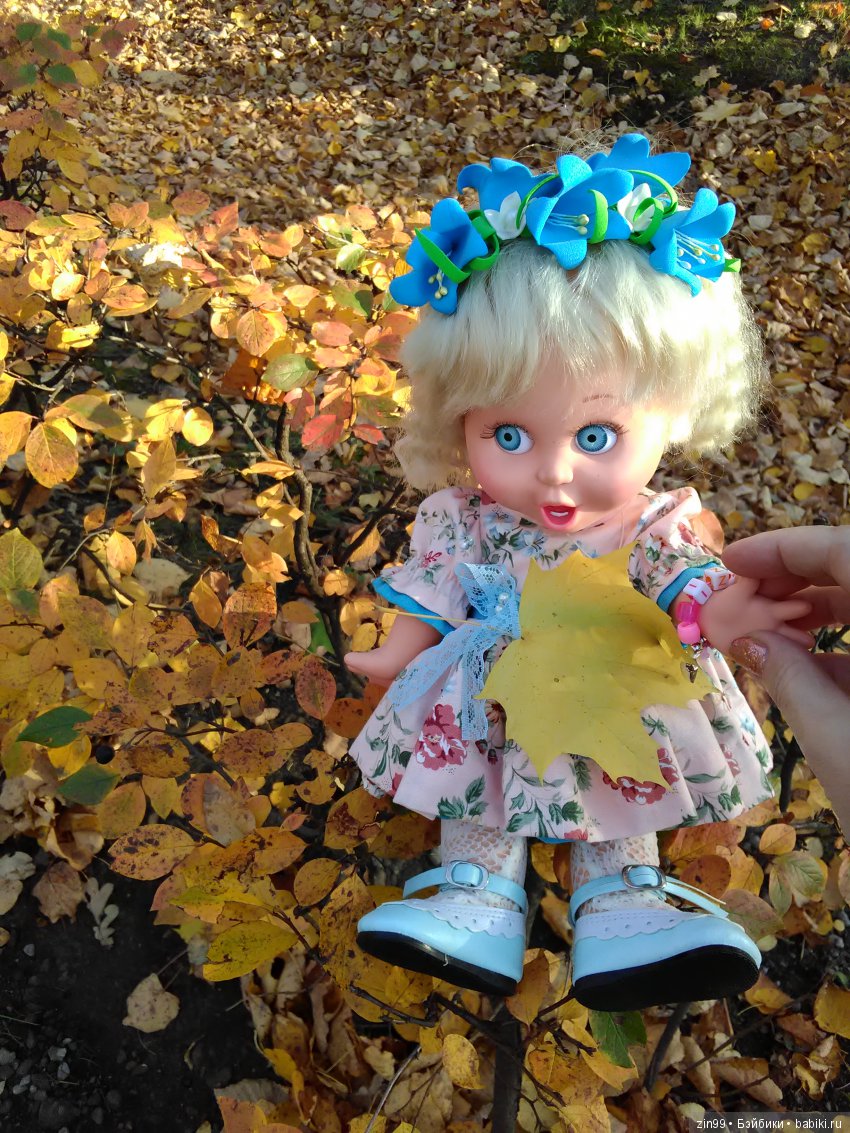 Золотая Осень в парке — Куклы Galoob Baby Face (Фейсинки): винтаж 90 (фото 9)