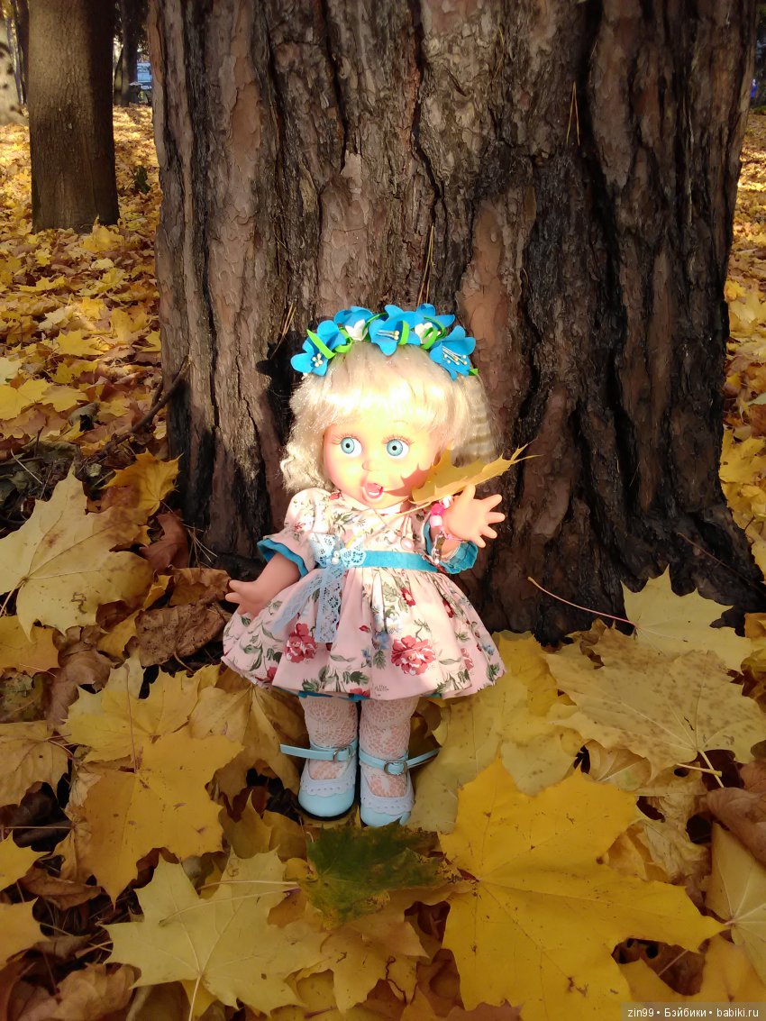 Золотая Осень в парке — Куклы Galoob Baby Face (Фейсинки): винтаж 90 (фото 4)