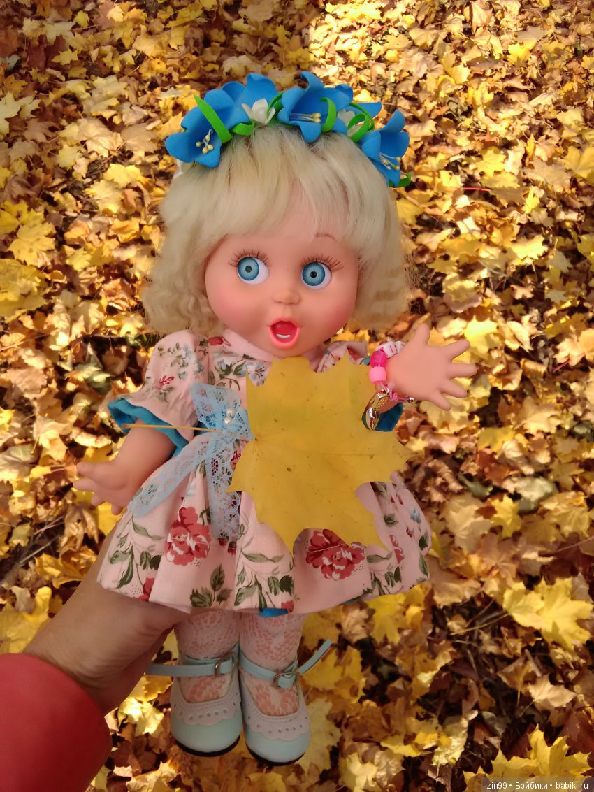 Золотая Осень в парке — Куклы Galoob Baby Face (Фейсинки): винтаж 90 (фото 8)