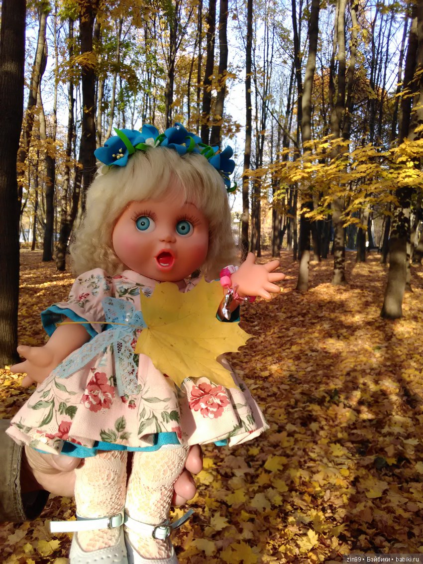 Золотая Осень в парке — Куклы Galoob Baby Face (Фейсинки): винтаж 90 (фото 6)