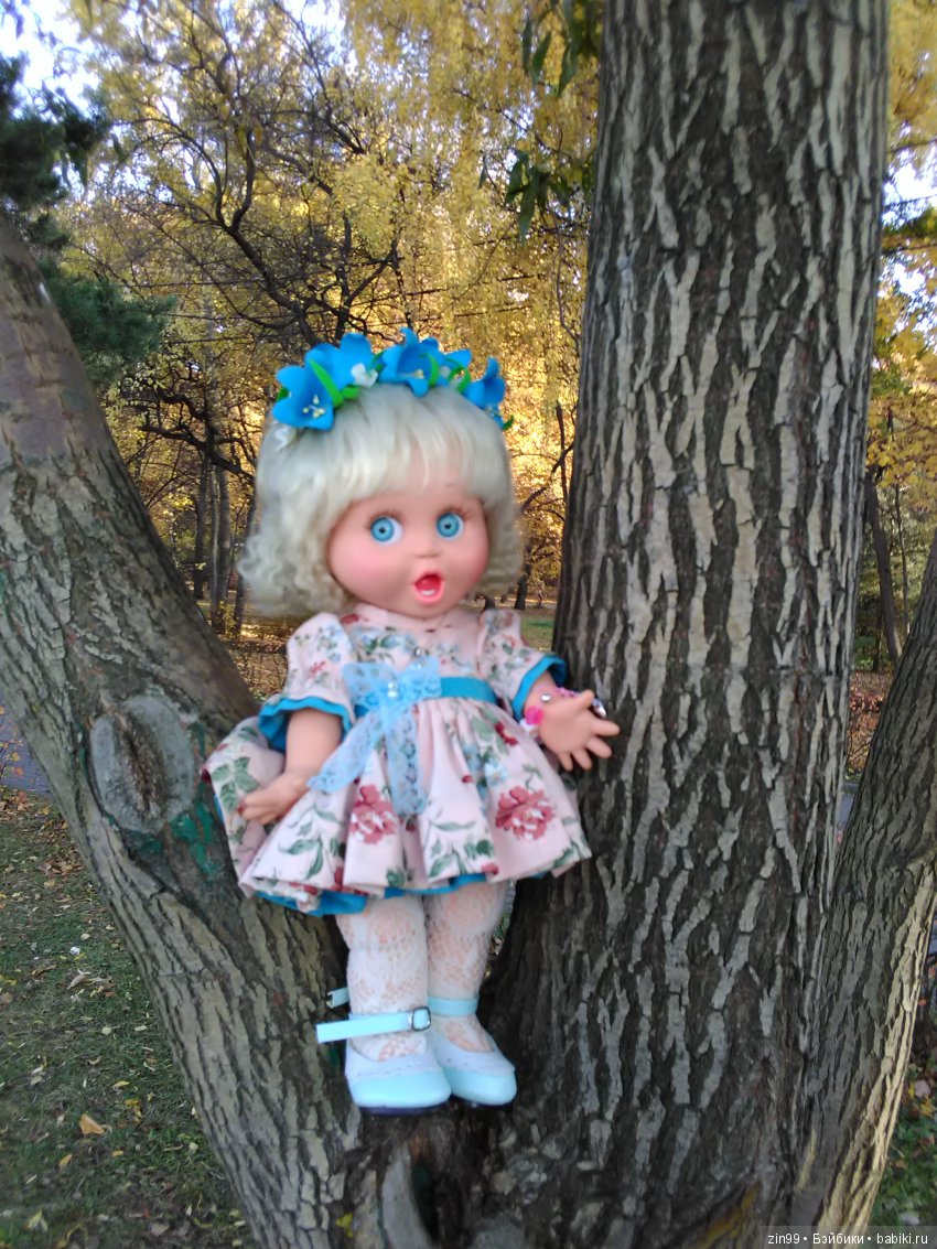 Золотая Осень в парке — Куклы Galoob Baby Face (Фейсинки): винтаж 90