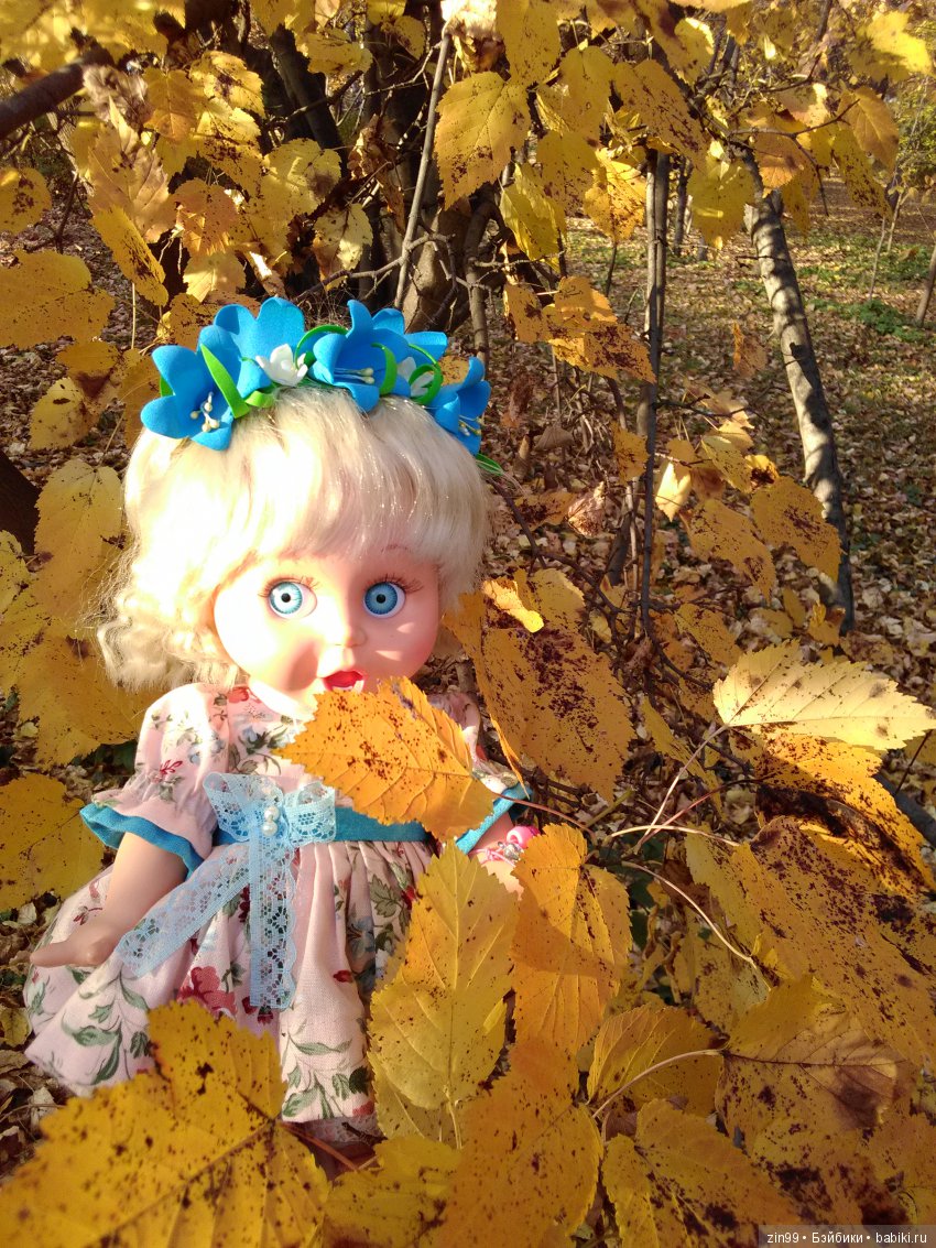 Золотая Осень в парке — Куклы Galoob Baby Face (Фейсинки): винтаж 90