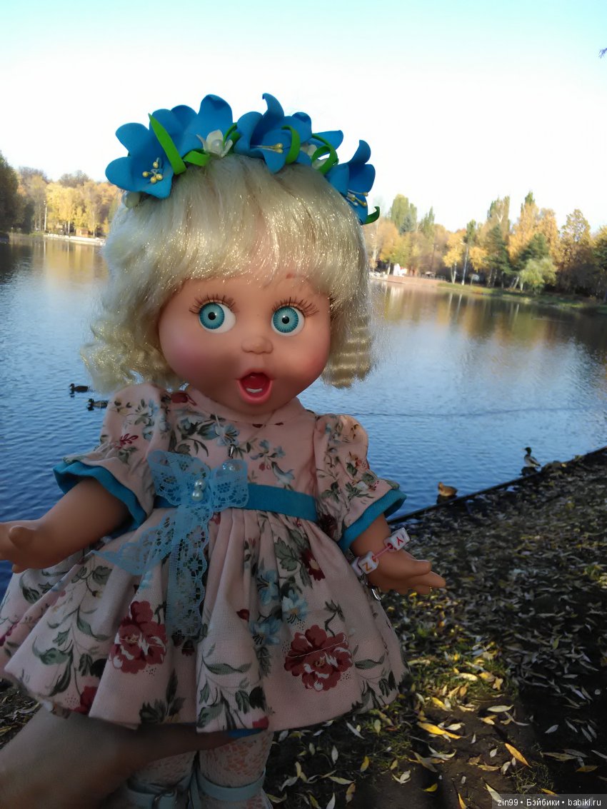 Золотая Осень в парке — Куклы Galoob Baby Face (Фейсинки): винтаж 90