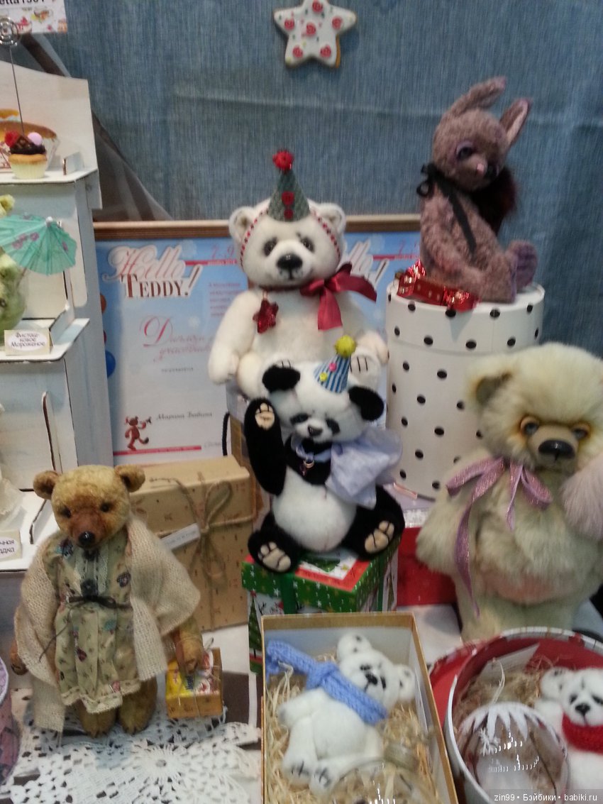 X Московская международная выставка мишек Тедди - "Hello Teddy!" на Тишинке. 7 - 9 декабря 2018