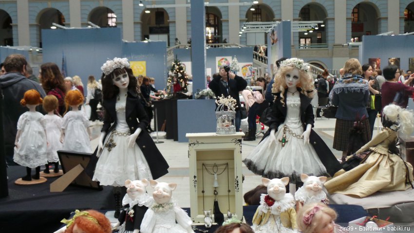 ХI Московская международная выставка авторских кукол «Искусство куклы» в Гостином дворе 14 — 16 декабря 2018 года, часть