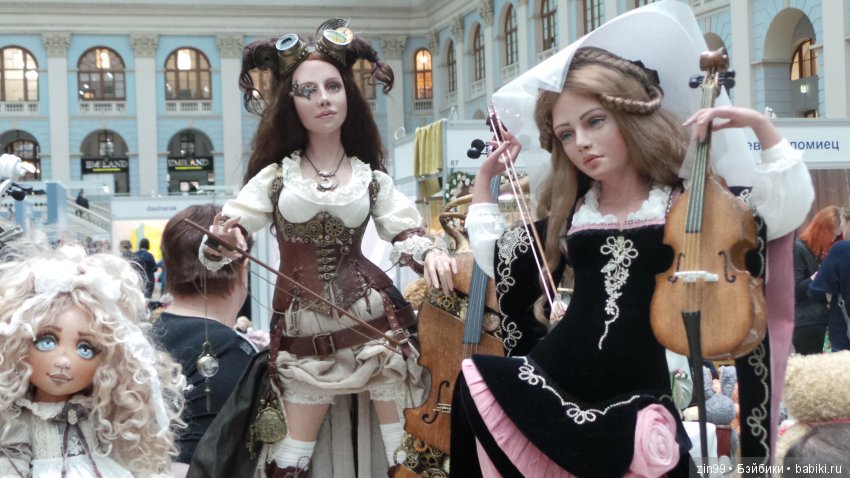 ХI Московская международная выставка авторских кукол «Искусство куклы» в Гостином дворе 14 — 16 декабря 2018 года. Часть