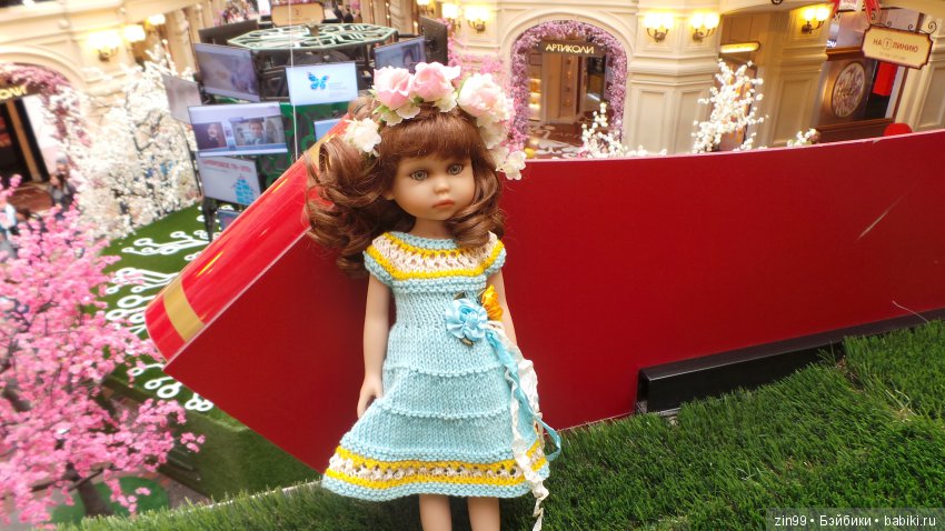 Мои куколки от Линды Рик, и еще подарили одну