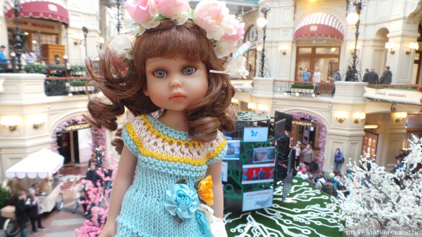 Мои куколки от Линды Рик, и еще подарили одну