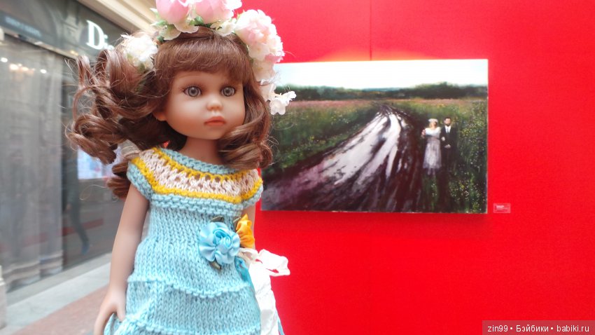 Мои куколки от Линды Рик, и еще подарили одну