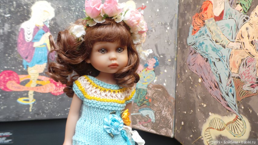 Мои куколки от Линды Рик, и еще подарили одну