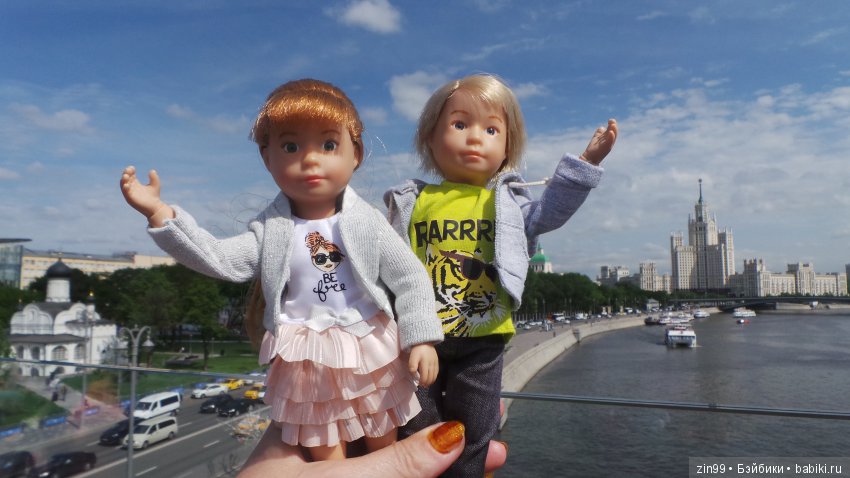 Кукло-встреча друзей: Крузелинг и мини Kidz'n'Cats! Гуляем вместе