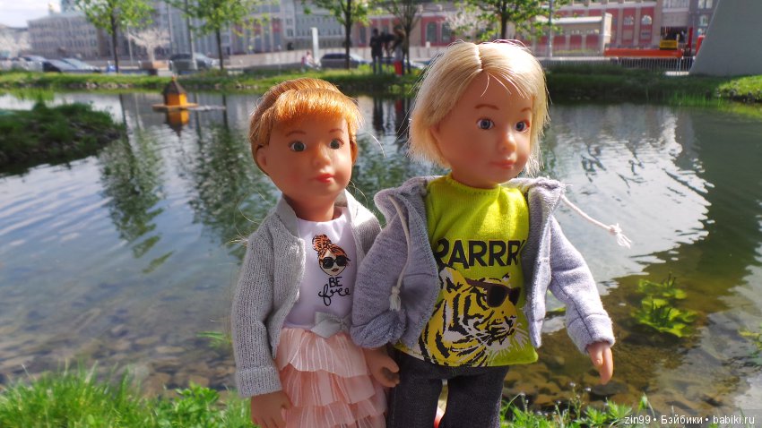 Кукло-встреча друзей: Крузелинг и мини Kidz'n'Cats! Гуляем вместе