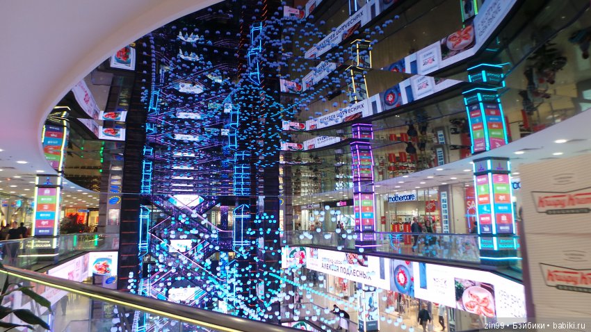 Прогулка в большой Торговый центр и в Центральный парк! С капустками