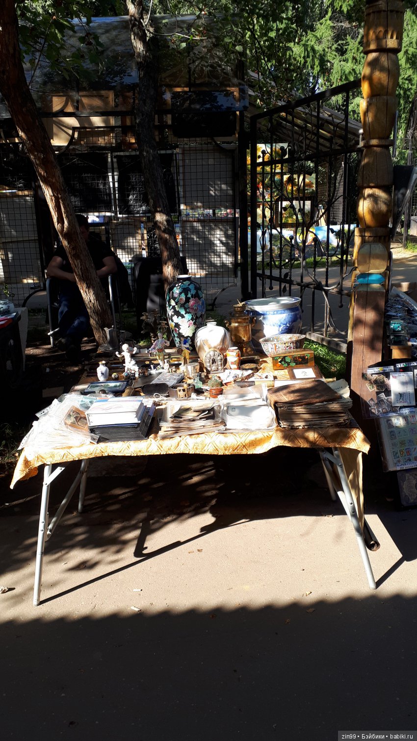 Кукла с блошки, точнее на Вернисаже, и прогулка по Измайловскому Вернисажу в Москве (фото 5)