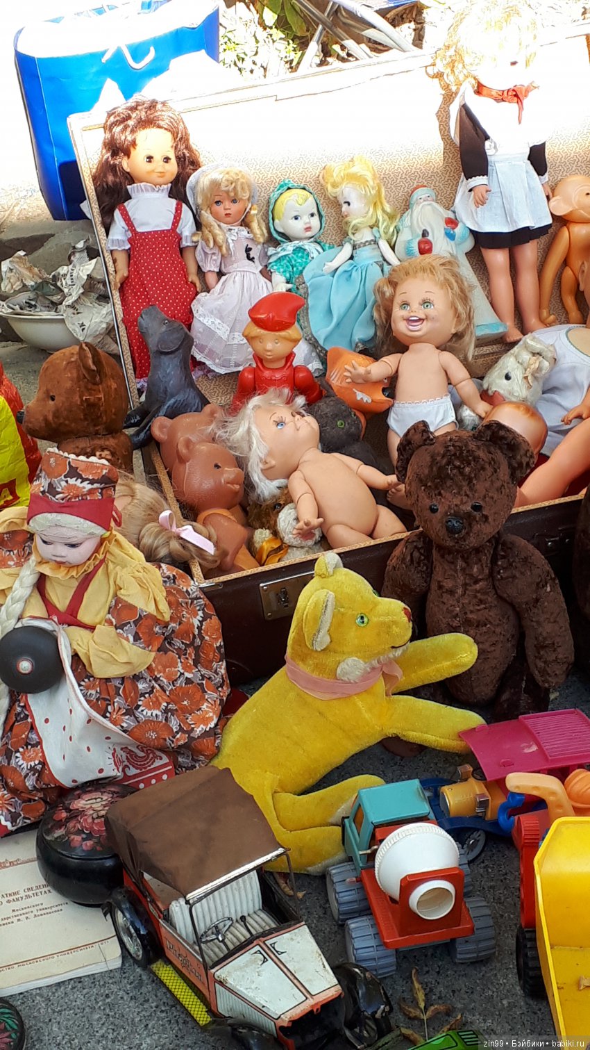 Кукла с блошки, точнее на Вернисаже, и прогулка по Измайловскому Вернисажу в Москве (фото 9)