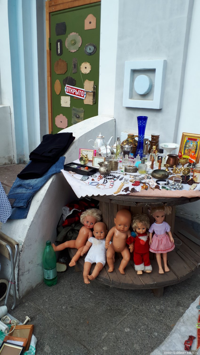 Кукла Настя или прогулка по Блошиному рынку на Вернисаже в Измайлово
