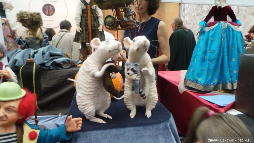 XV Международный осенний салон авторских кукол на Тишинке с 4 по 6 октября 2019 года. Москва. 2-ая часть