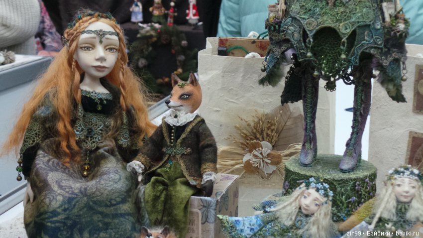 XV Международный осенний салон авторских кукол на Тишинке с 4 по 6 октября 2019 года. Москва. 2-ая часть