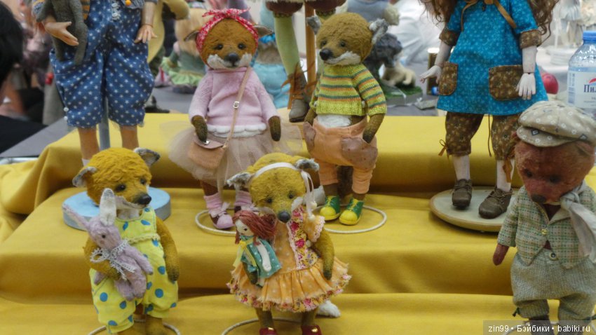 XV Международный осенний салон авторских кукол на Тишинке с 4 по 6 октября 2019 года. Москва. 2-ая часть