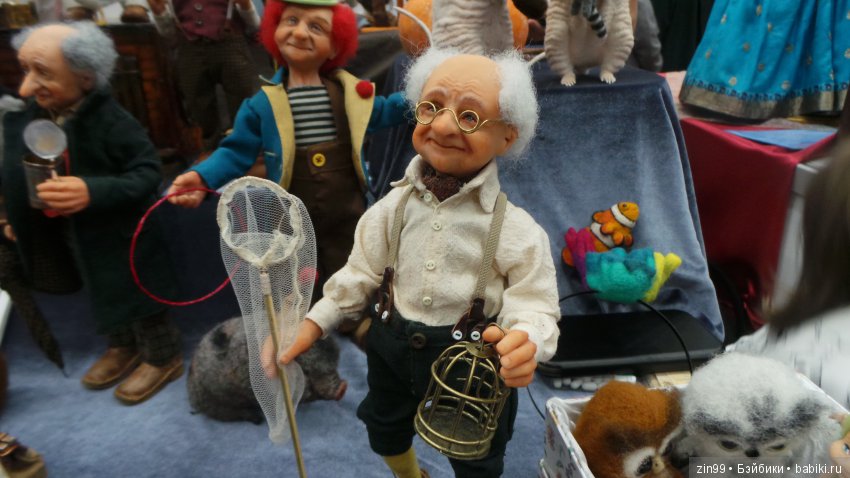 XV Международный осенний салон авторских кукол на Тишинке с 4 по 6 октября 2019 года. Москва. 2-ая часть