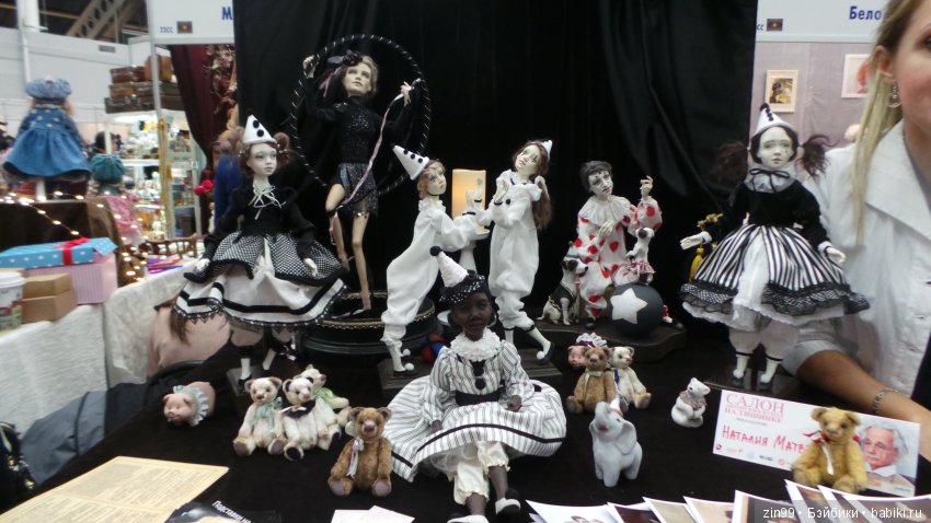 XV Международный осенний салон авторских кукол на Тишинке с 4 по 6 октября 2019 года. Москва. 2-ая часть