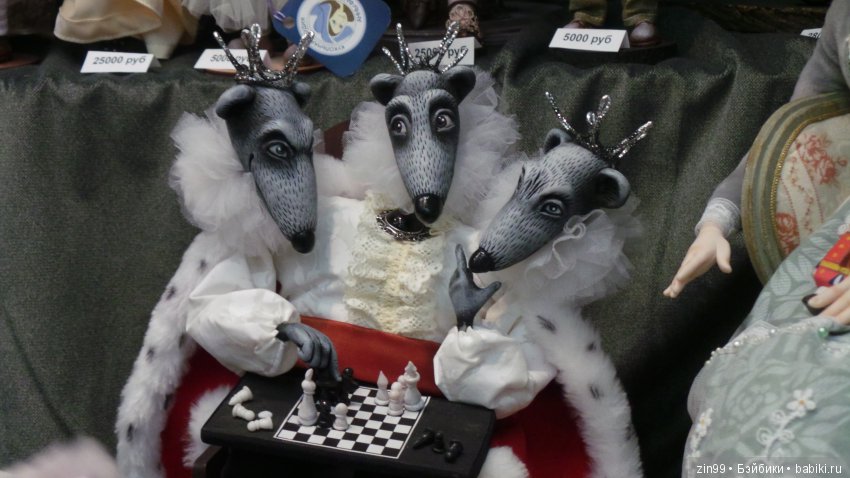 XV Международный осенний салон авторских кукол на Тишинке с 4 по 6 октября 2019 года. Москва. 2-ая часть