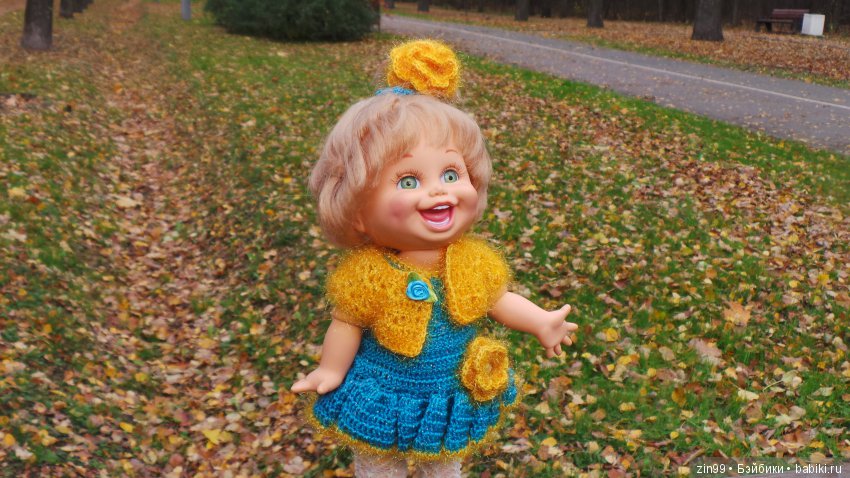 Натали гуляет в парке и новые наряды