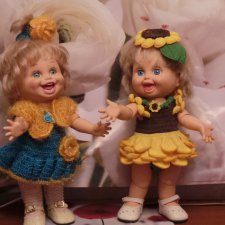 Натали гуляет в парке и новые наряды