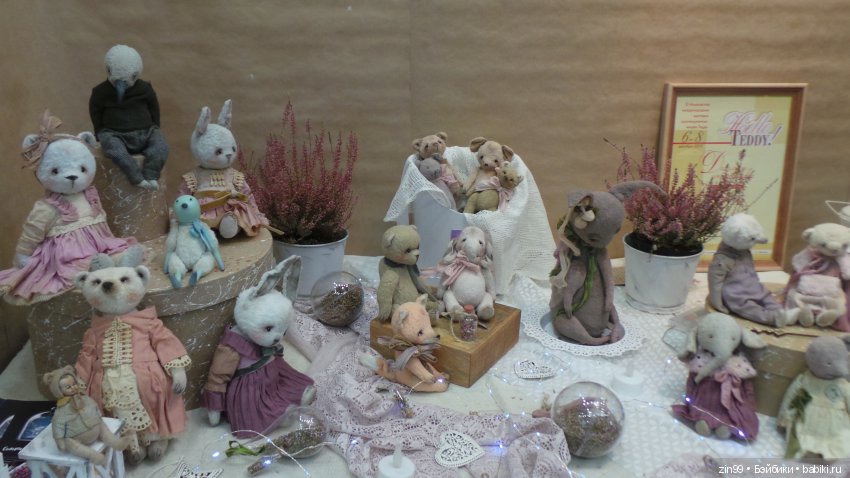 IX Московская Международная выставка мишек тедди "Hello Teddy!" на Тишинке с 6 по 8 декабря 2019 года! Часть 2