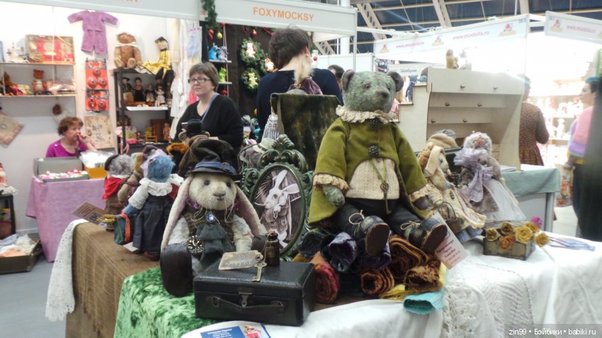 IX Московская Международная выставка мишек тедди "Hello Teddy!" на Тишинке с 6 по 8 декабря 2019 года! Часть 2