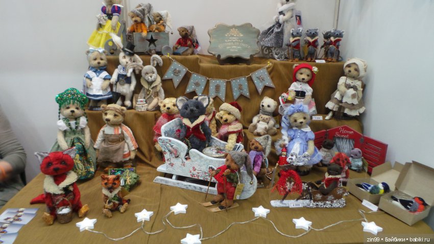 IX Московская Международная выставка мишек тедди "Hello Teddy!" на Тишинке с 6 по 8 декабря 2019 года! Часть 2