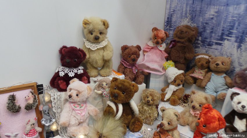 IX Московская Международная выставка мишек тедди "Hello Teddy!" на Тишинке с 6 по 8 декабря 2019 года! Часть 2