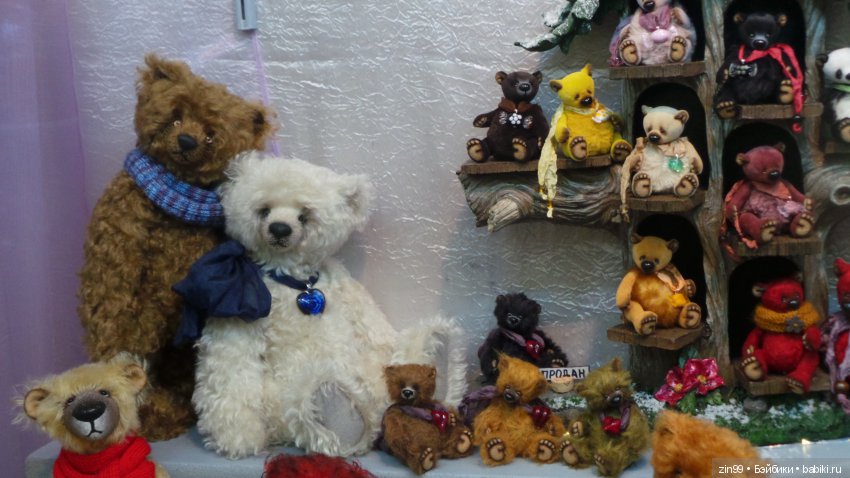 IX Московская Международная выставка мишек тедди "Hello Teddy!" на Тишинке с 6 по 8 декабря 2019 года! Часть 2