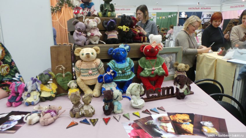 IX Московская Международная выставка мишек тедди "Hello Teddy!" на Тишинке с 6 по 8 декабря 2019 года! Часть 2