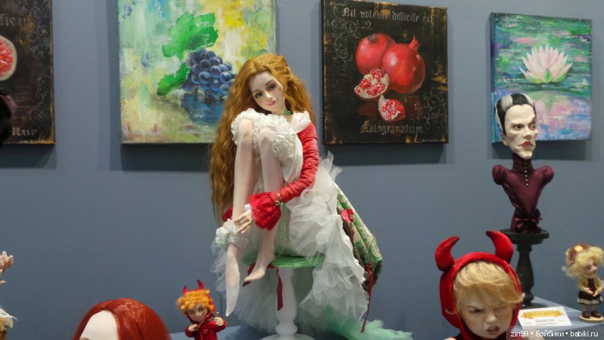 X Юбилейная Московская международная выставка «Искусство куклы» в Гостином дворе 13 - 15 декабря 2019г. Часть вторая