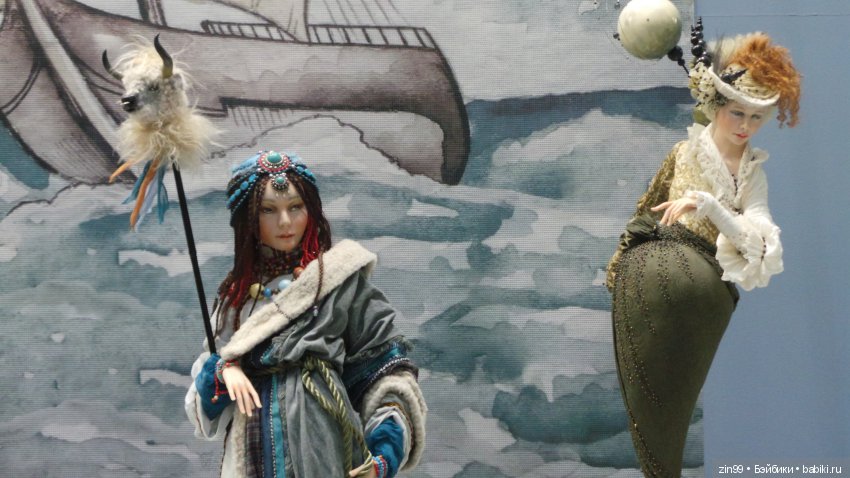 X Юбилейная Московская международная выставка «Искусство куклы» в Гостином дворе 13 - 15 декабря 2019 г. Третья часть (фото