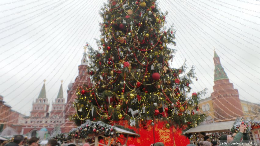В преддверии Нового года, Манеж, Ёлки, Центр