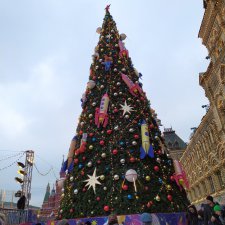 Новогодние гулянья, Зарядье, ГУМ, или в ГУМ за салатиком