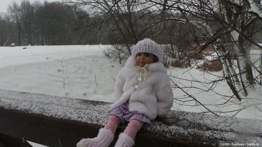 Дождались! Снежная прогулка в января, в парке