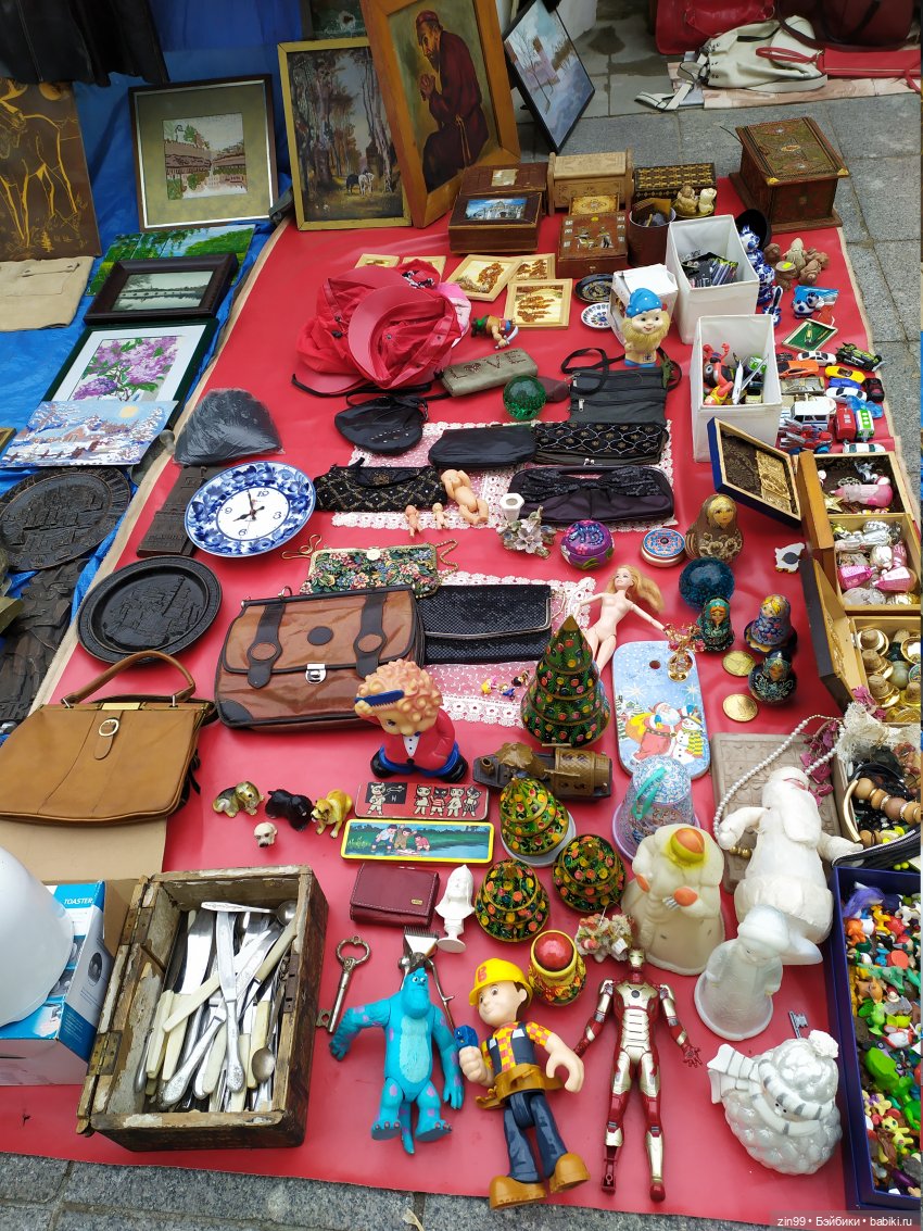 Прогулка по Блошиному рынку и мои приобретения