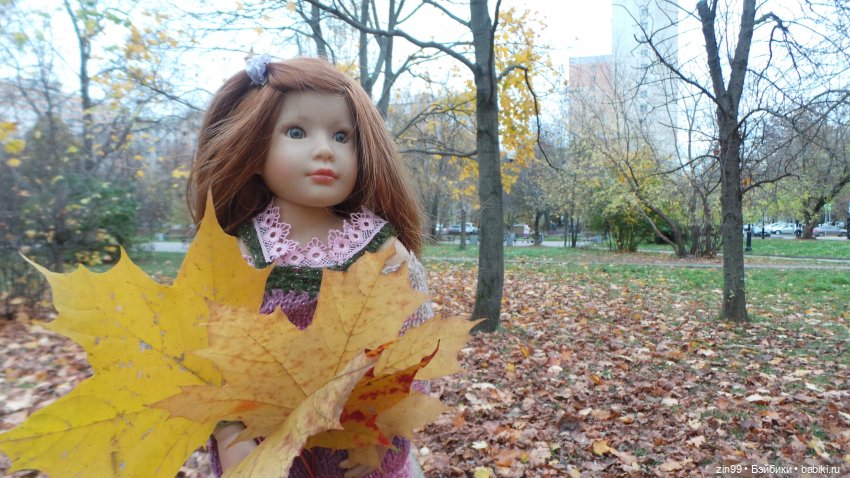 Осень в парке и в моем районе с куклами Kidz'n'Cats