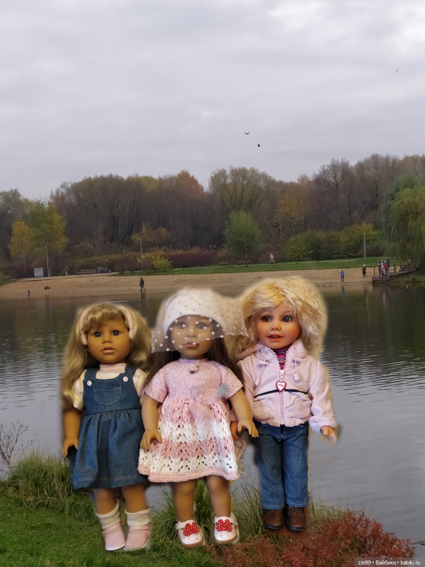 Терлецкие пруды, прогулка красивых девочек