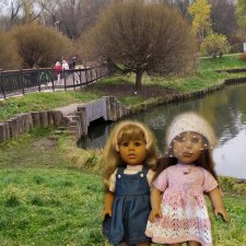 Терлецкие пруды, прогулка красивых девочек