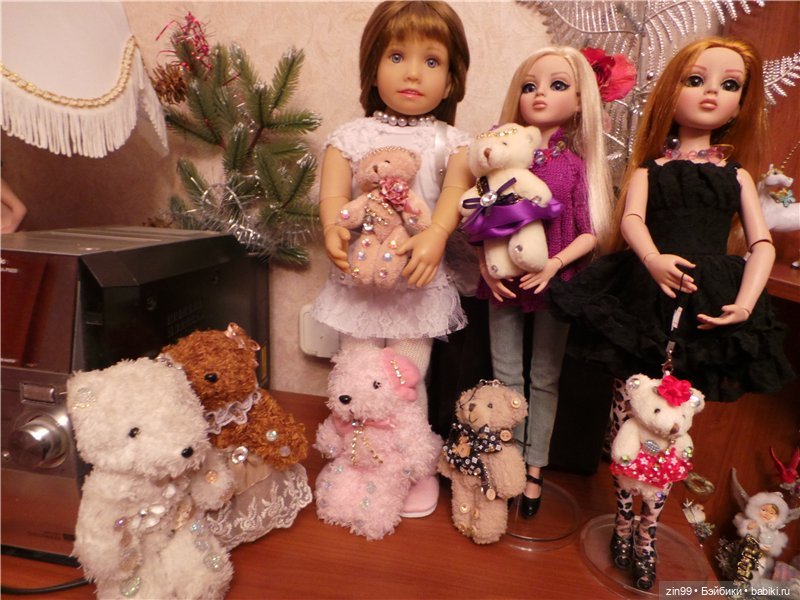 Вечные спутники кукол, кто? да конечно Мишки Тедди (фото 7)