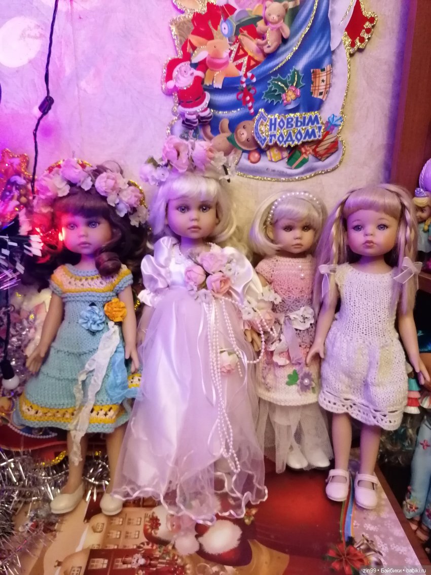 В преддверии Нового года, кукла от Линды Рик, новенькая