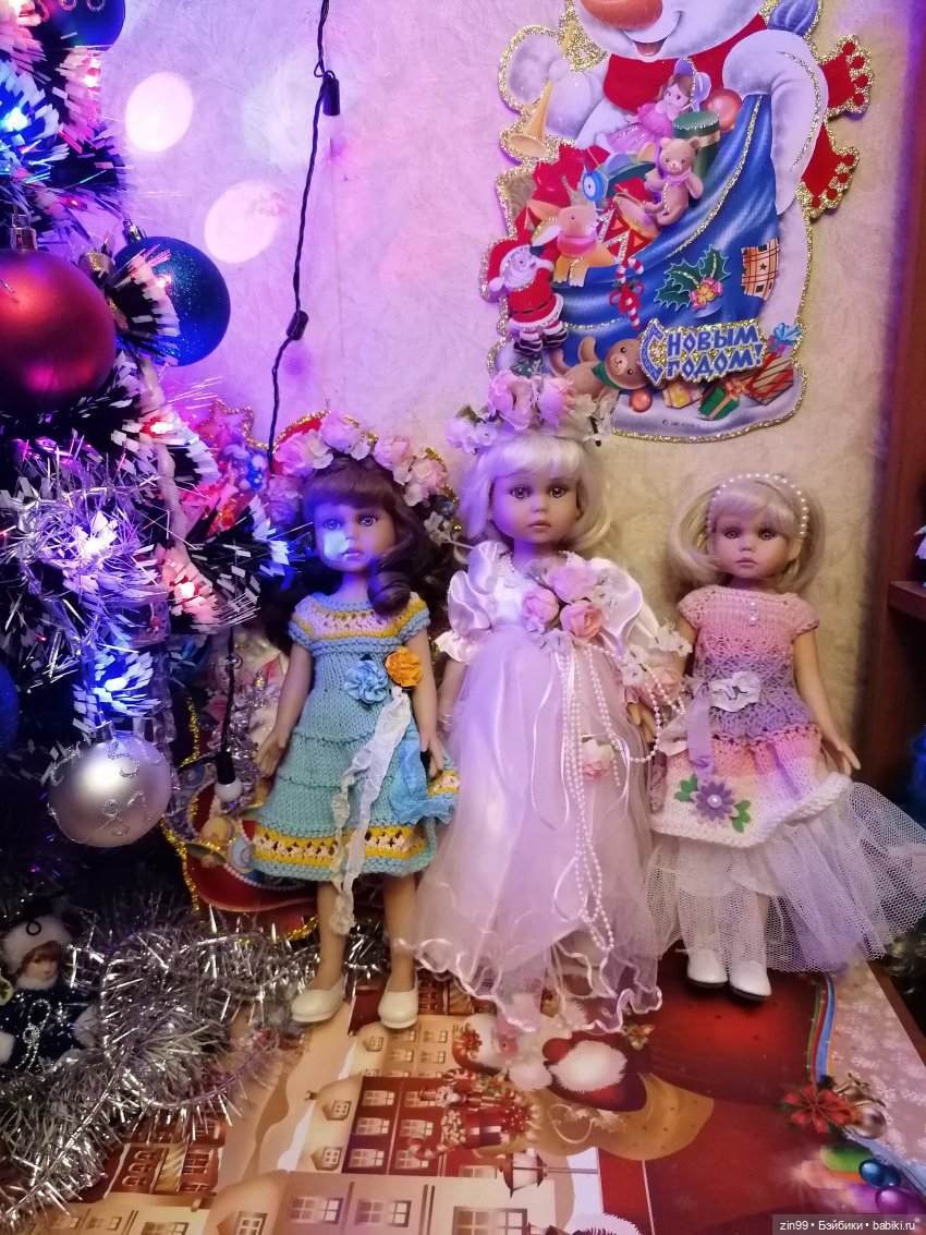 В преддверии Нового года, кукла от Линды Рик, новенькая