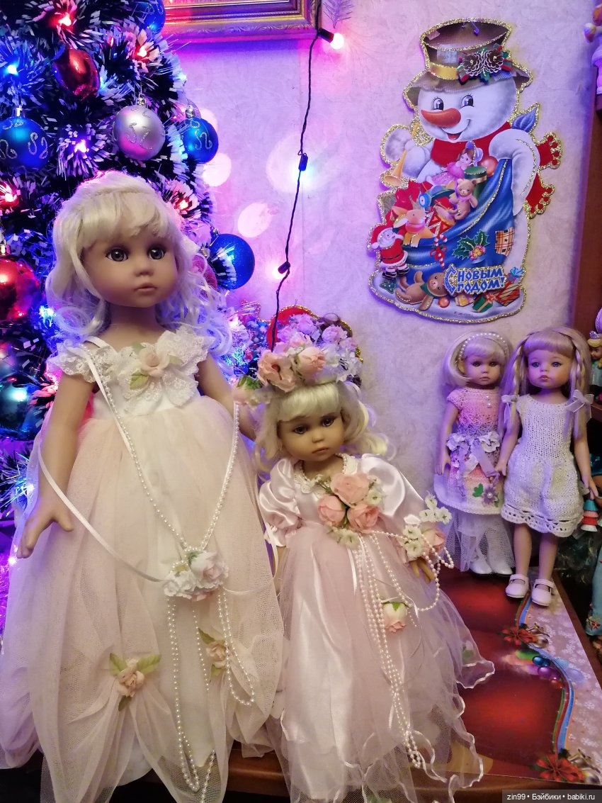 В преддверии Нового года, кукла от Линды Рик, новенькая